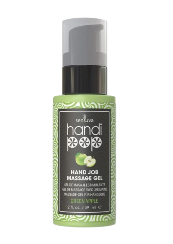 Масажний гель Sensuva Handipop Green Apple, 59 мл - купити в Україні | Секс шоп SEX-SHOP.ua