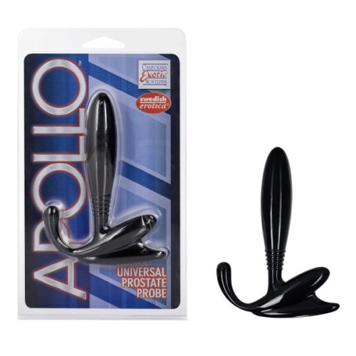 Apollo Prostate Probe Black - Анальная пробка, 9 см (черный) - sex-shop.ua