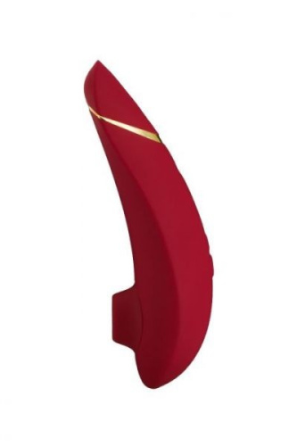 Womanizer Premium - Вражаючий вакуумний стимулятор клітора, 15.5х5 см (червоний)