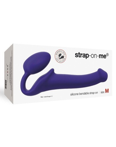 Strap-On-Me Violet M - Безремневий страпон, 24.5х3.3 см