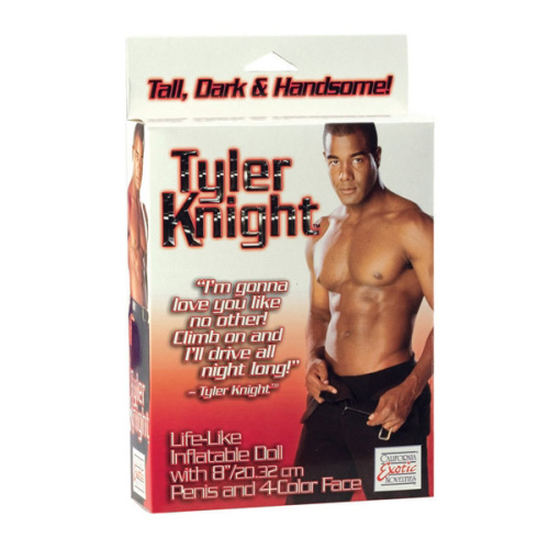 California Exotic Novelties Tyler Knight-шикарна секс лялька темношкірого красеня, 20.3 см, (чорний)