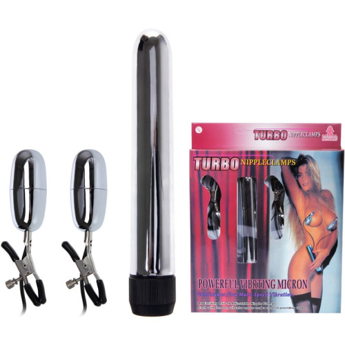 LyBaile Bullet-powered vibrating nipple teasers - Набір вібростимуляторів - купити в Україні | Секс шоп SEX-SHOP.ua