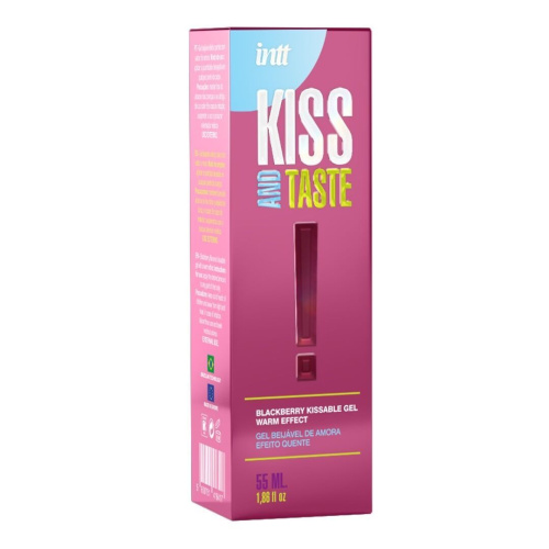 Масажний гель Intt KISS AND TASTE!, 55 мл (ожина) - купити в Україні | Секс шоп SEX-SHOP.ua