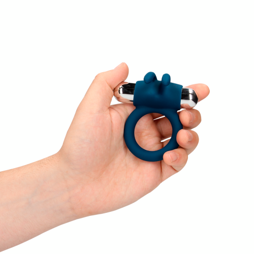 Эрекционное кольцо с вибрацией Loveline Vibrating Rabbit Cock Ring