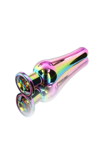 Toy Joy Medium Twilight Bum Bijou - Анальная пробка, 8.5х3.3 см (разноцветный) - sex-shop.ua