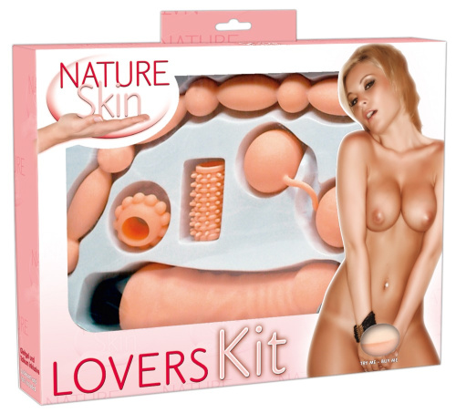 Nature Skin Lovers Kit - Набір із 5 секс іграшок (тілесний)