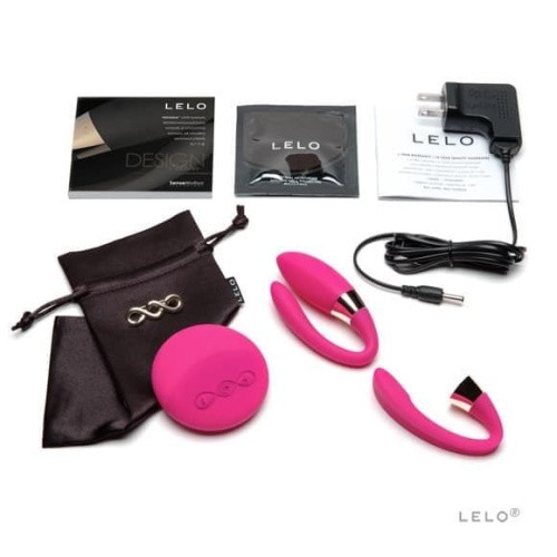 Lelo Tiani 2 Design Edition - Вибратор для пары, 9х3 см (черный) - sex-shop.ua