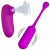 LyBaile - Pretty Loce Curupira Multifunctional Sucker Purple - Комплект из виброяйца и вакуумного стимулятора