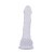 Hi-Rubber 7.7" Dildo - Фаллоимитатор, 19,5 см (прозрачный)