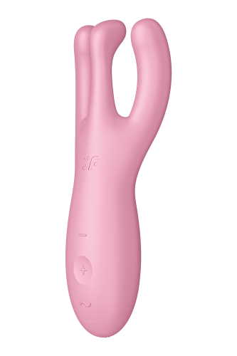 Satisfyer Threesome 4 - Вибратор для клитора, 14х5.6 см (розовый) - sex-shop.ua