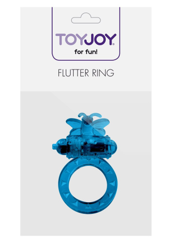 Toy Joy Flutter Ring - виброкольцо, 7х3 см (синий) - sex-shop.ua