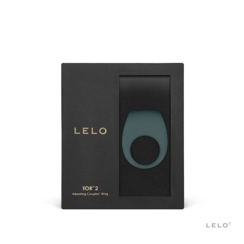 Lelo Tor 2 - Эрекционное кольцо с вибрацией, 6х2.9 см (зелёный) - sex-shop.ua