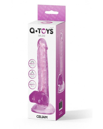 Realistic dildo A-Toys by Toyfa Celiam - Фаллоимитатор на присоске, 20.5 см