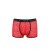 Passion - 046 SHORT PARKER red - Сексуальные мужские трусы с открытой попкой, S/M