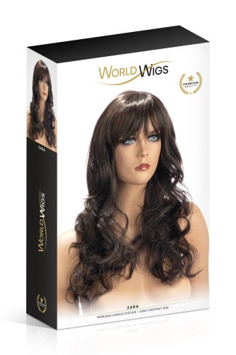 World Wigs Zara Long Chestnut - Парик (каштановый) - sex-shop.ua