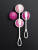 Gvibe Geisha balls Mini - Интимные шарики для начинающих, 2.2 см (розовый) - sex-shop.ua