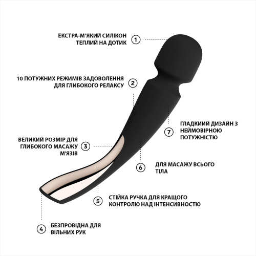 Вібратор мікрофон Lelo Smart Wand 2 Large - купити в Україні | Секс шоп SEX-SHOP.ua