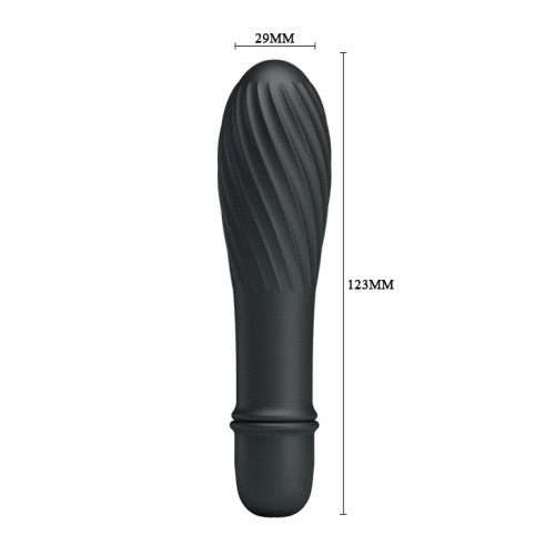 LyBaile - Pretty Love Solomon Vibrator - Классический вибратор, 12.3х3.9 см (чёрный)