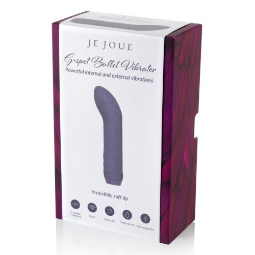 Je Joue G-Spot Bullet Vibrator Purple - премиум вибратор с глубокой вибрацией, 11,4х2,4 см. (пурпурный) - sex-shop.ua