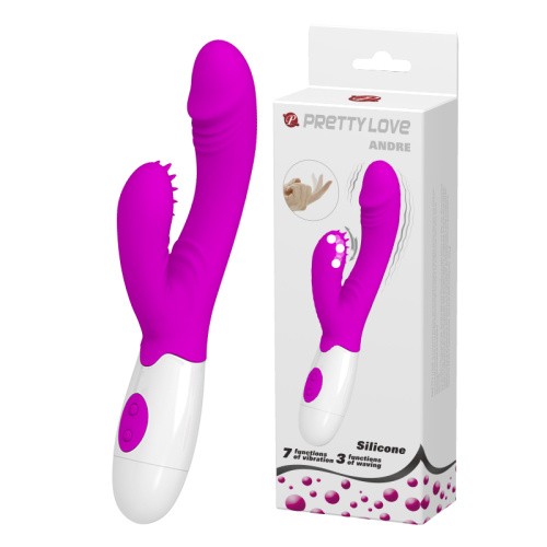Pretty Love Andre Vibrator - Вибратор, 20 см (фиолетовый)