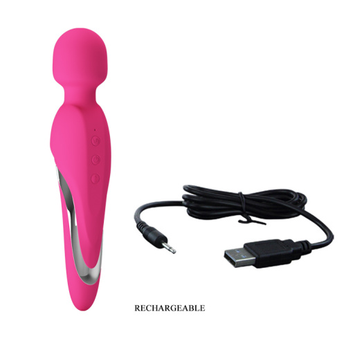 LyBaile Pretty Love Micheal Heat Massager Pink - Вибратор-микрофон с функцией нагрева, 21х4 см (розовый)