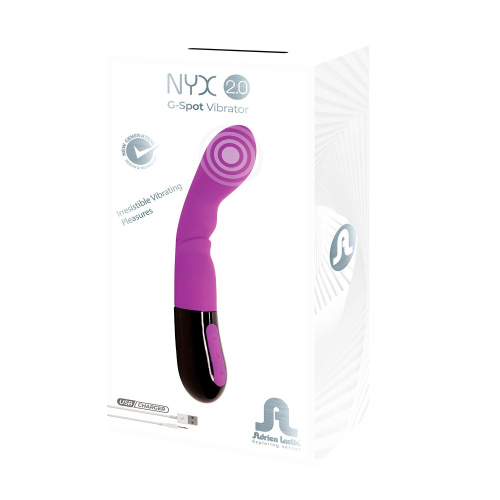 Adrien Lastic Nyx 2.0 - Вибратор для стимуляции точки G,  20.7х3.6 см (фиолетовый)