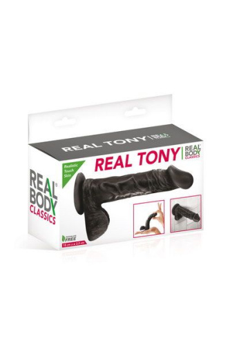 Real Body - Real Tony - Фалоімітатор, 13,3 х 3,5 см.