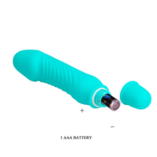 LyBaile Pretty Love Stev Vibrator Blue - Силиконовый мини-вибратор, 13.5х2.9 см (голубой)