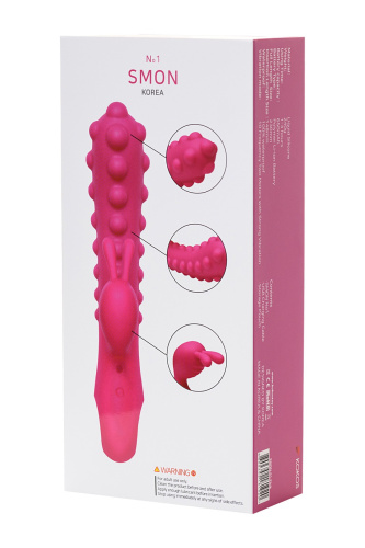 Kokos SMON No.1 - Вібратор кролик, 23 см (рожевий) - купити в Україні | Секс шоп SEX-SHOP.ua