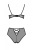 Passion Lovelia Bikini комплект эротического белья: открытый бюстгальтер и трусики, S/M (чёрный)