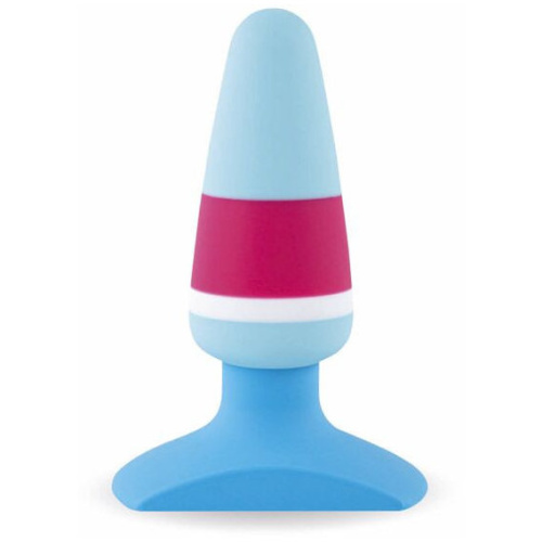 FeelzToys - Plugz Butt Plug Colors Nr. 1 - Анальная пробка, 7х3.2 см (голубой)