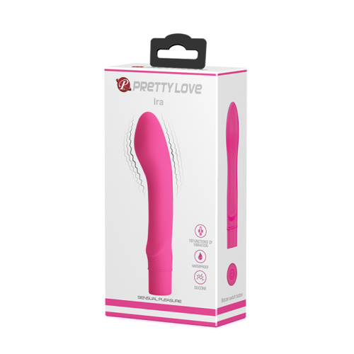 LyBaile Pretty Love Ira Vibrator Pink - Мини-вибратор для точки G, 15х3.1 см (розовый)