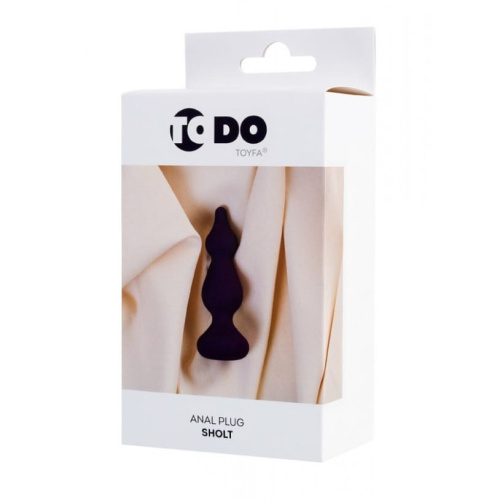 ToDo by Toyfa Sholt - Анальная пробка, 7.5х3 см (фиолетовый)