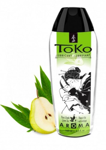 Shunga Toko Aroma Lubricant Pear & Exotic Green-оральний лубрикант зі смаком груші та зеленого чаю, 165 мл