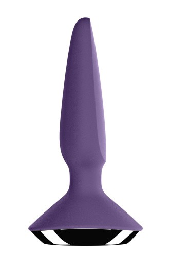 Satisfyer Plug-ilicious 1 - Анальная смарт-пробка, 14х3 см, (фиолетовая)