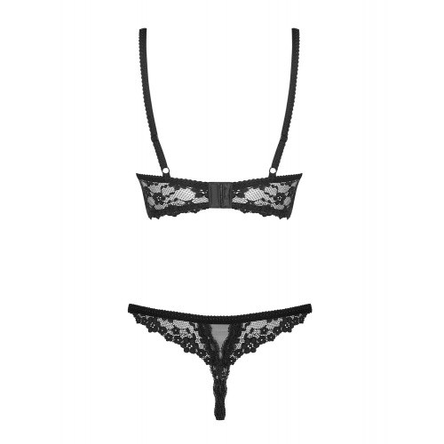 Obsessive Letica set otwarte - еротичний комплект з доступом, L/XL (чорний) - купити в Україні | Секс шоп SEX-SHOP.ua