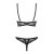 Obsessive Letica set otwarte - еротичний комплект з доступом, L/XL (чорний) - купити в Україні | Секс шоп SEX-SHOP.ua