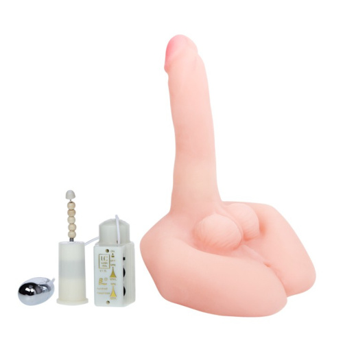 Вибратор Mr.Big Vibrating & Rotating Cock Flesh, 21 см