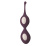 StRubber Minds Of Love TrainBalls Beeze Duo - Силиконовые вагинальные шарики, 16.5х3.7 см (фиолетовый)