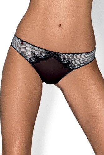 Obsessive Greyla - Сексуальні трусики, L/XL (чорний) - купити в Україні | Секс шоп SEX-SHOP.ua