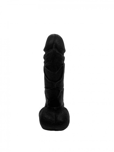 Pure Bliss - Мыло в форме фаллоса на присоске, 14х4 см (чёрный) - sex-shop.ua