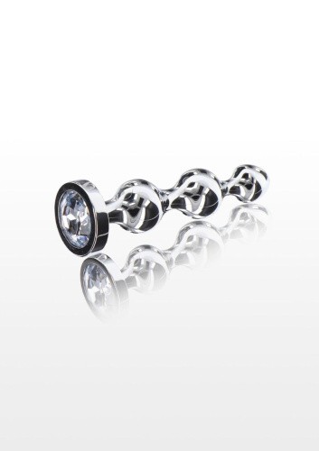 Toy Joy Medium Diamond Star Beads - Пробка анальная, 11.7х2.7 см - sex-shop.ua