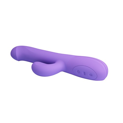 Pretty Love Truman Vibrator - вибратор кролик с функцией вращения, 23.8х3.7 см