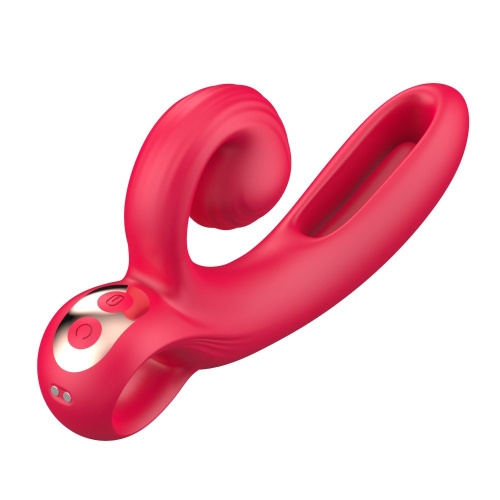 Вибратор-кролик Sweet Play Tongue-Flipping Vibrator А4
