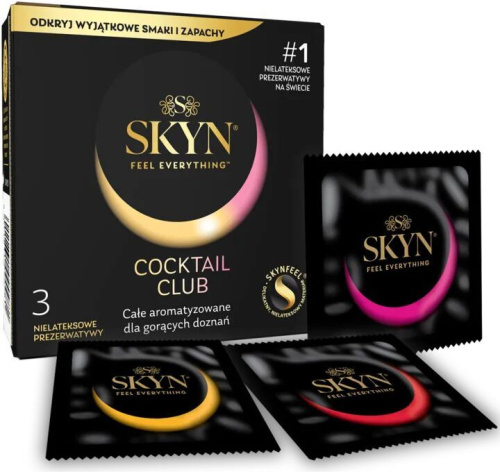 Skyn Cocktail Club, 3 шт - купити в Україні | Секс шоп SEX-SHOP.ua