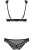 Obsessive 839-SET-1 set - напівпрозорий еротичний комплект, S/M (чорний) - купити в Україні | Секс шоп SEX-SHOP.ua