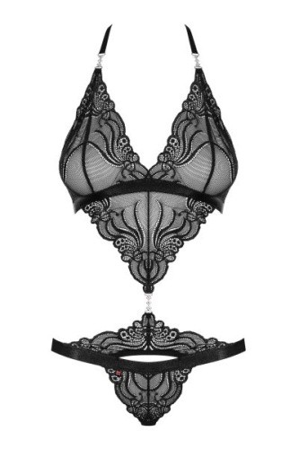 Сексуальное боди из кружева Obsessive 828-TED-1, S/M