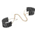 Bijoux Indiscrets Desir Metallique Handcuffs Black - металлические стильные браслеты, (черные)