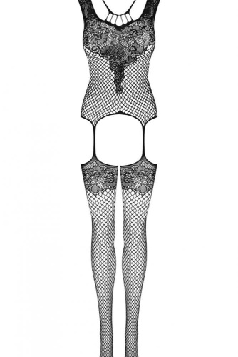 Obsessive F229 - Комбінезон-сітка, S-L (чорний) - купити в Україні | Секс шоп SEX-SHOP.ua