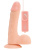 Get Real 8 Inch Vibrating Fles - Вибратор, 17х5.4 см (телесный)